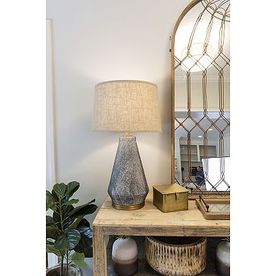 Storied Home Square Brass-Tone Metal Boxes Table Decor 3-Piece Set