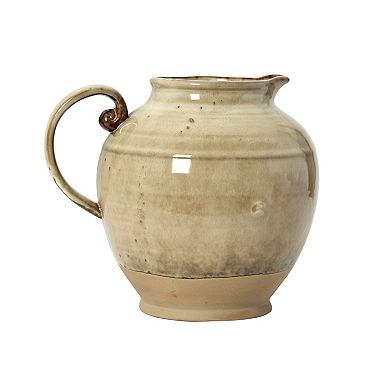 Storied Home Reactive Glaze Stoneware Pitcher