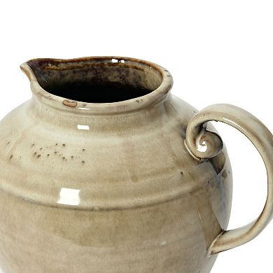 Storied Home Reactive Glaze Stoneware Pitcher