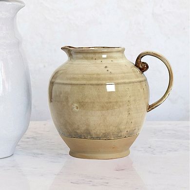 Storied Home Reactive Glaze Stoneware Pitcher