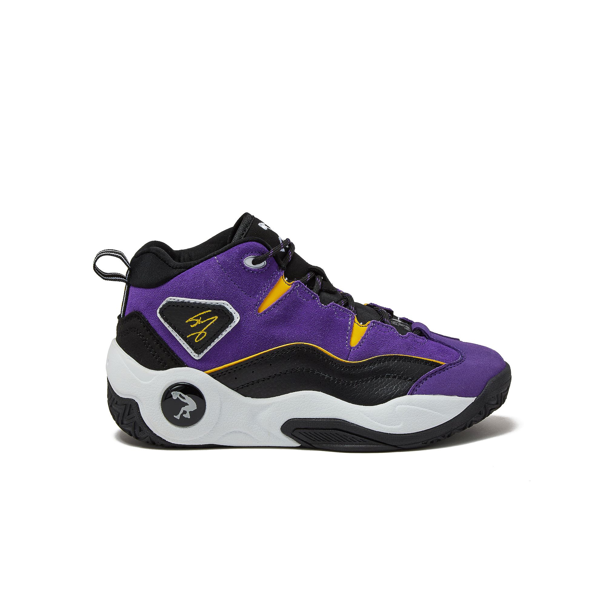 Shaq H.O.F. Boys Athletic Sneakers, Boys, Size: 11, Purple Black