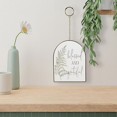 New View Gifts & Accessories Blessed and Grateful Suncatcher
