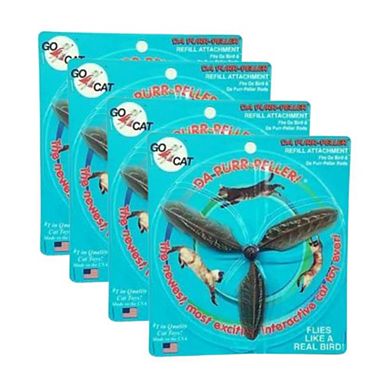 Gocat Da Purr-peller Cat Toy Refill (4-pack)