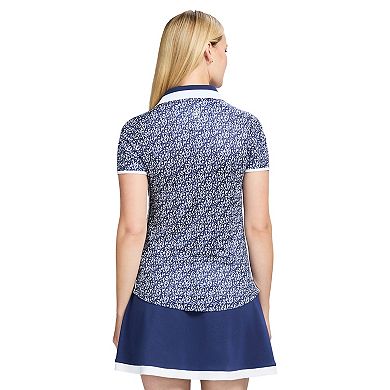 Women's IZOD Stella Printed Short Sleeve Polo