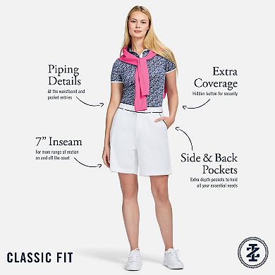 Women's IZOD Martina Midrise Twill Shorts