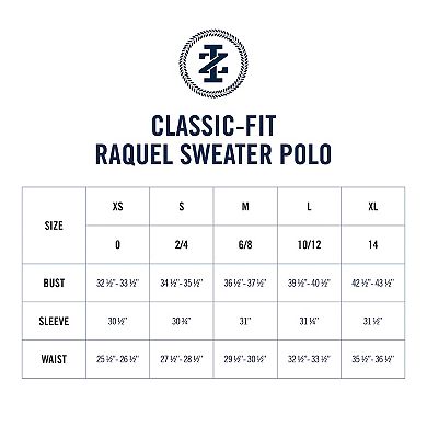 Women's IZOD Raquel Short Sleeve Sweater Polo