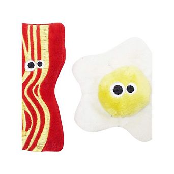 Mad Cat Brunch Buddies Catnip & Silvervine Plush Cat Toy