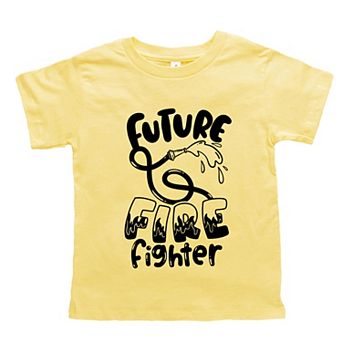 Future Fire Fighter Toddler Short Sleeve Graphic Tee