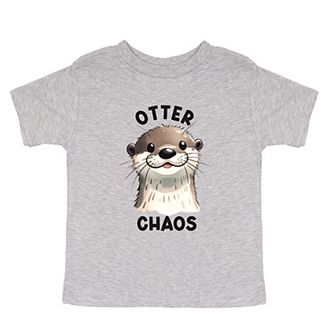 Otter Chaos Youth Short Sleeve Graphic Tee