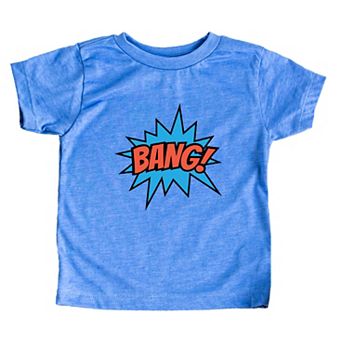 Comic Bang Toddler Short Sleeve Graphic Tee