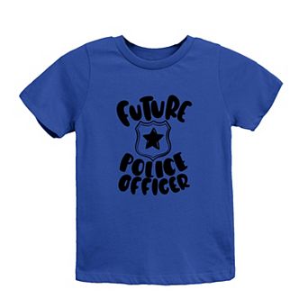 Future Police Officer Toddler Short Sleeve Graphic Tee
