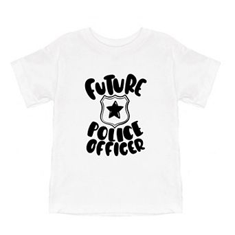 Future Police Officer Toddler Short Sleeve Graphic Tee