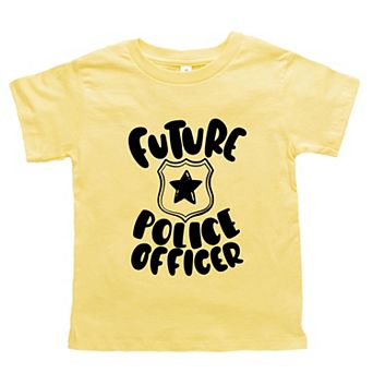 Future Police Officer Toddler Short Sleeve Graphic Tee
