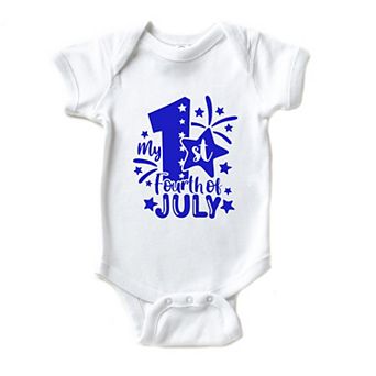 My 1st Fourth Of July Baby Bodysuit