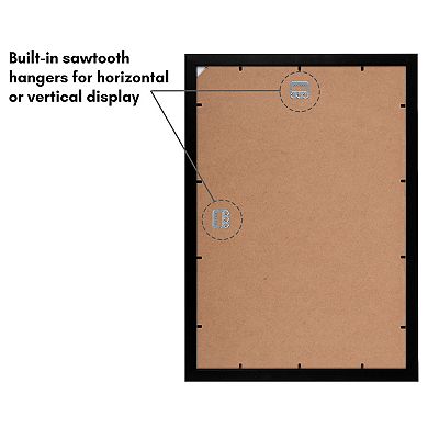 Americanflat Wood & Glass Gallery Frames 2-piece Set