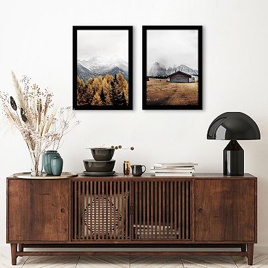 Americanflat Wood & Glass Gallery Frames 2-piece Set