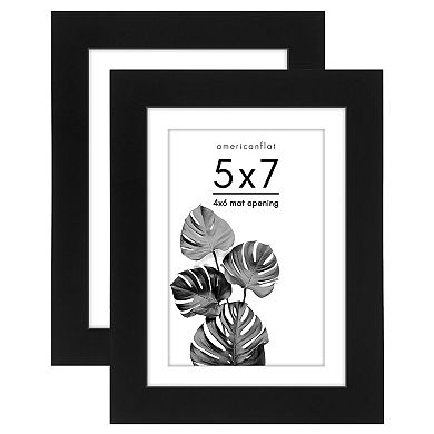 Americanflat Picture Frame With Mat 2-piece Set