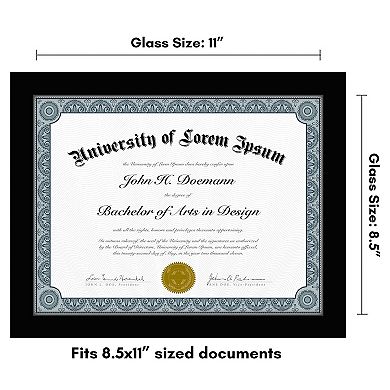 Americanflat 8.5-in. x 11-in. Diploma Frame