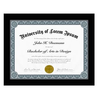 Americanflat 8.5 in x 11 in Diploma Frame