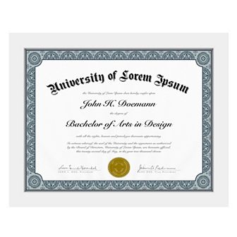 Americanflat 8.5 in x 11 in Diploma Frame
