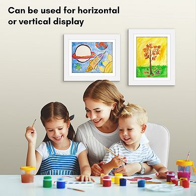 Americanflat Kids Art Frame with Mat 2-piece Set