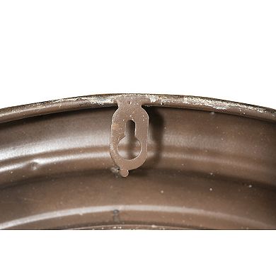 Nautical Round Metal Porthole Wall Mirror