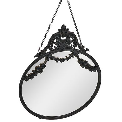 Antique Pewter Framed Wall Mirror