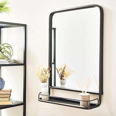 Modern Metal Framed Wall Mirror