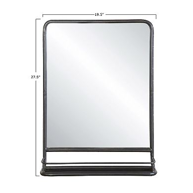 Modern Metal Framed Wall Mirror