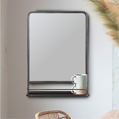 Modern Metal Framed Wall Mirror