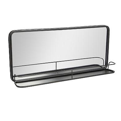 Modern Metal Vertical 36" x 16" Framed Wall Mirror