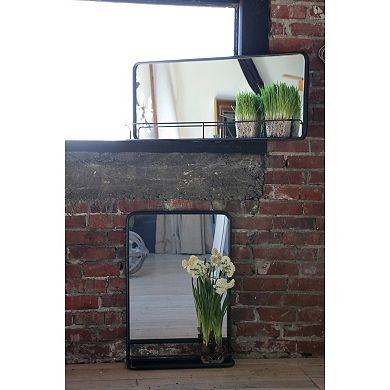 Modern Metal Vertical 36" x 16" Framed Wall Mirror