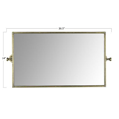 Rectangle Metal Framed Wall Mirror