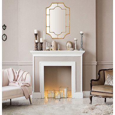 Vintage Metal Framed Wall Mirror