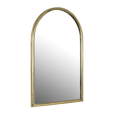 Arched Metal Framed Wall Mirror