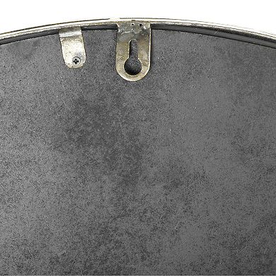 Arched Metal Framed Wall Mirror