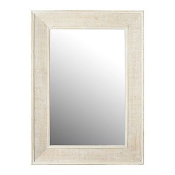 Rectangle Wood Framed Wall Mirror