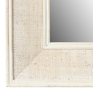 Rectangle Wood Framed Wall Mirror