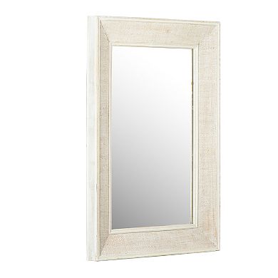 Rectangle Wood Framed Wall Mirror