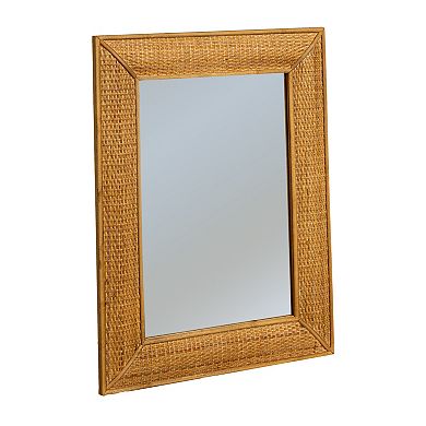 Rectangle Wood Framed Wall Mirror