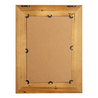 Rectangle Wood Framed Wall Mirror
