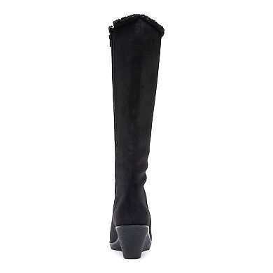 Aerosoles Binocular Women's Shearling Knee-High Boots