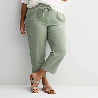 Plus Size Sonoma Goods For Life® Easy Utility Pants