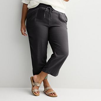 Plus Size Sonoma Goods For Life® Easy Utility Pants