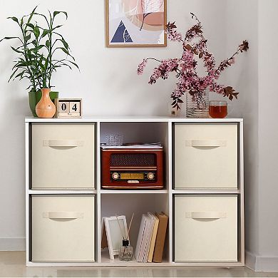 Sorbus Cube Fabric Bin 4-piece Set