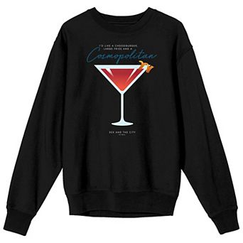 Women's Sex And The City I'd Like A Cosmopolitan Crewneck Sweatshirt