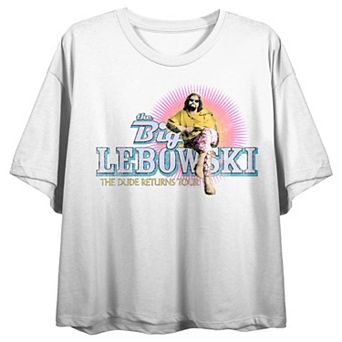 Juniors' The Big Lebowski The Dude Returns Crewneck Graphic Tee