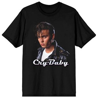 Juniors' Cry-Baby 1990 Johnny Depp Crewneck Graphic Tee