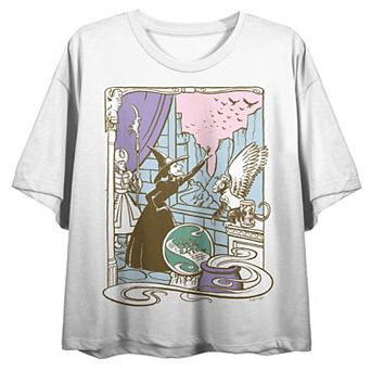 Juniors' Wizard of Oz Wicked Witch Crewneck Graphic Tee