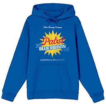 Women's Pabst Blue Ribbon Vintage Logo Graphic Hoodie